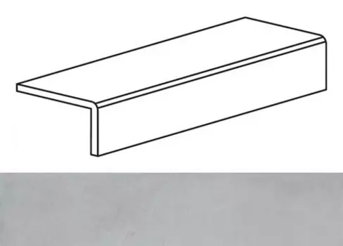 Ступень Rex Ceramiche Visions Silver Elem.Elle Grip 20x40x6