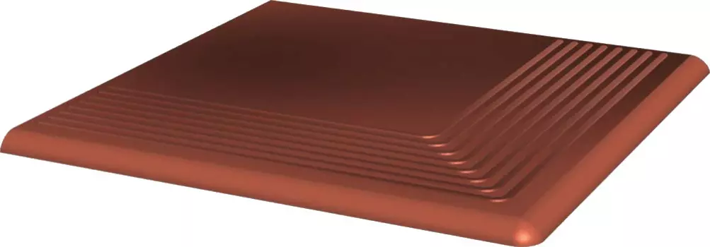Ступень угловая Paradyz Cloud Rosa Stopnica Narozna 30x30