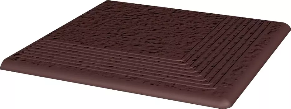 Ступень угловая Paradyz Natural Brown Stopnica Narozna Duro 30x30