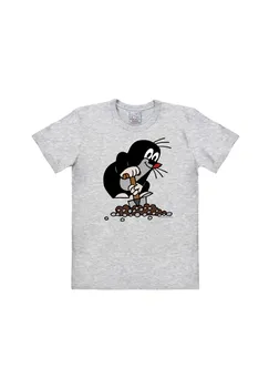 Футболка Easyfit The Little Mole LOGOSHIRT, цвет Grey-melange