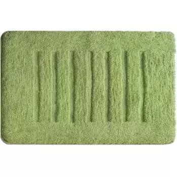 Коврик для ванной комнаты Milardo Green lines, 50*80 см (MMI181M)