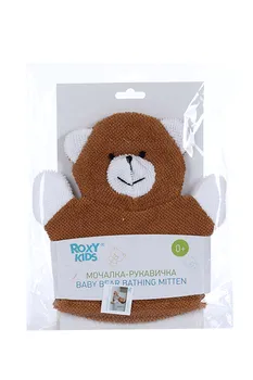Мочалка-рукавичка Roxy-Kids Baby Bear д/купания малышей
