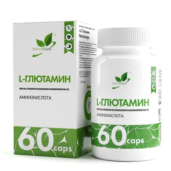 L-Глютамин NaturalSupp, 60 шт, капсулы
