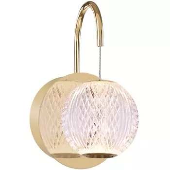 Бра светодиодное Delight Collection Elliot Diamante MB20001012-1A gold в форме шара DeLight Collection