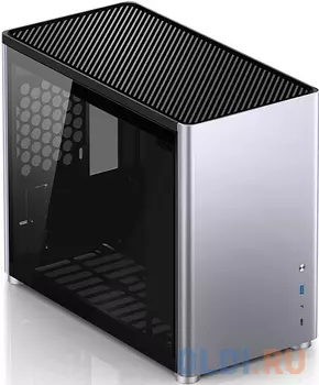 Корпус microATX Jonsbo D30 Silver TG Без БП серебристый