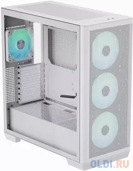 Корпус Mid-Tower AEROCOOL APNX CREATOR C1-WT-V1 white (ATX, без БП, ARGB fans, 3*USB3.2) (4711099474318)