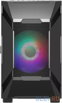Корпус microATX 1stPlayer D3-A-BK-2G6P Без БП чёрный