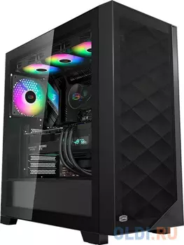 Корпус PcCooler C3D510 BK ARGB черный без БП ATX 3x120mm 2xUSB3.0 1xUSB3.1 audio bott PSU