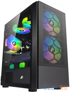 Корпус microATX 1stPlayer FIREBASE X4-M Без БП чёрный