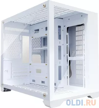 Корпус microATX 1stPlayer MEGAVIEW MV6 White Без БП белый