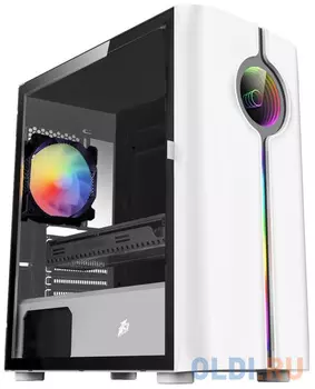 Корпус microATX 1stPlayer SPACE IS3 Без БП белый