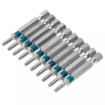 Набор бит Gross 11468, TORX 10х50, сталь S2, 10 шт