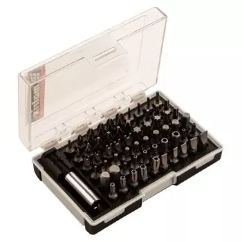 Набор бит Matrix 11387, с магнитным держателем, CrV, 61 шт.