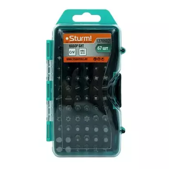 Набор бит Sturm 1270602, 67 шт., в пластиковом кейсе