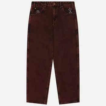 Мужские джинсы Butter Goods Critter Denim, цвет бордовый, размер 38