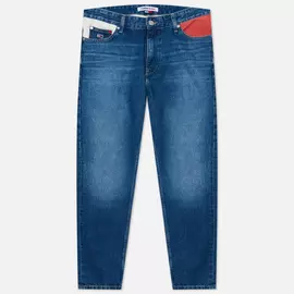 Мужские джинсы Tommy Jeans Dad Regular Tapered AE736, цвет синий, размер 30/32