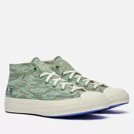 Мужские кеды Converse x Undefeated Chuck 70 Mid, цвет камуфляжный, размер 45 EU