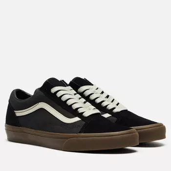 Мужские кеды Vans Old Skool Heavy Canvas, цвет чёрный, размер 40.5 EU