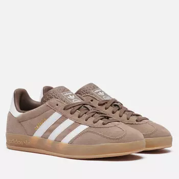 Мужские кроссовки adidas Originals Gazelle Indoor, цвет коричневый, размер 37.5 EU