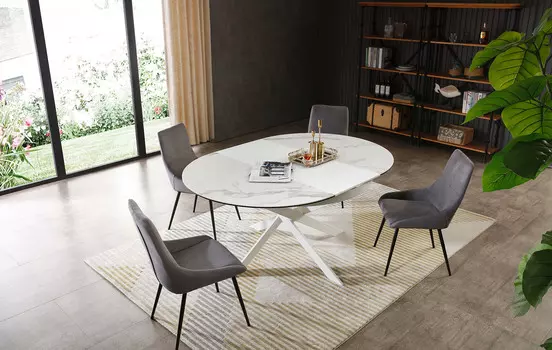 Стол iModern Diona + 4 стула Zoe