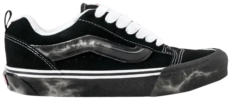 Кроссовки Vans COSTS x Knu-Skool 'Rose Marble Pack - Black', черный