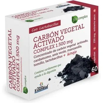 Nature Essential Complex Активированный уголь, 60 капсул