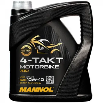 Масло 4-х тактное Mannol Motorbike 10W40 4л