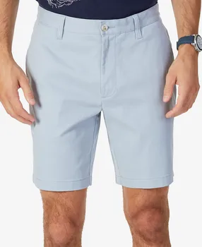 Эластичные брюки чинос classic-fit длиной 8,5 дюйма без защипов с плоским передом Nautica, мульти