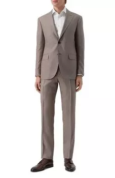 Костюм из шерсти и льна Corneliani