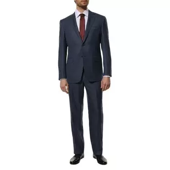 Костюм из шерсти и шелка Corneliani
