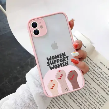 Чехол для телефона Feminist Feminism Aesthetics Girl Power, матовый прозрачный для iPhone 11 12 13 7 8 plus mini x xs xr pro max iPhone12
