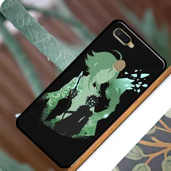 Чехол Genshin Impact Xiao для телефона OPPO A15 A3S A5S A52 A72 A54 A74 A94 A83 A91 A93 A5 A9 A31 A53 A53S 2020 OPPO A15