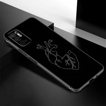 Чехол для телефона Art Line Face для Xiaomi Redmi Note 7 8 9 10 Lite 11 11E 11T 12 Pro 11S 4G 10T 5G 8T 9S 10S, мягкий черный чехол из ТПУ Redmi Note 7(Pro)