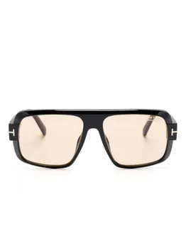 TOM FORD Eyewear солнцезащитные очки-пилоты, черный