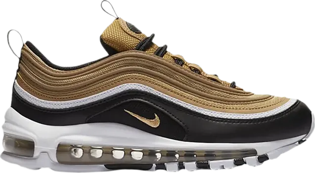 Кроссовки Nike Air Max 97 GS 'Metallic Gold Black', золотой