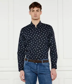 Рубашка h-joe-kent-c1-214 Regular fit Boss, синий