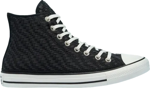 Кроссовки Converse Chuck Taylor All Star High Tonal Weaving - Black, черный