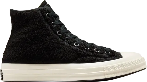 Кроссовки Converse Chuck 70 Varsity High Black Sherpa, черный
