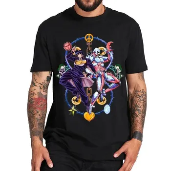Футболка унисекс с аниме «Jojo Bizarre Adventure», женская летняя хлопковая футболка, детские топы в стиле хип-хоп, топы Shoto Todoroki, детская футболка Camiseta 2XL