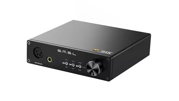 Усилитель для наушников S.M.S.L SP200, ЦАП, черный