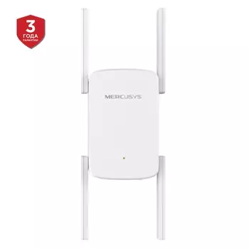 Усилитель сигнала (репитер) Mercusys ME50G, 802.11a/b/g/n/ac, 2.4 / 5 ГГц, 1.9 Гбит/с, LAN: 1x1 Гбит/с, внешних антенн: 4