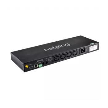 Устройство NetPing для управления розетками 220В, 1U (8/PWR-220 v3/SMS)