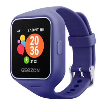 Умные часы детские GEOZON Life, 1.3 IPS, синий (G-W12DBLU)
