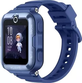 Умные часы детские Huawei KIDS 4 PRO, 1.41" OLED, синий (55027638)