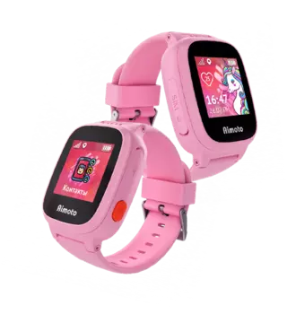 Умные часы детские Кнопка жизни Aimoto Kid Единорог, 1.2 TFT, розовый (8001101)