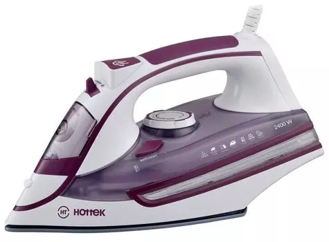 Утюг HOTTEK HT-955-006 2400Вт, 1.8м, фиолетовый/белый (HT-955-006)
