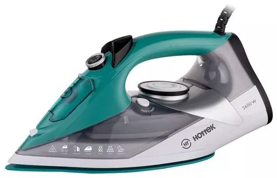 Утюг HOTTEK HT-955-007 2600Вт, 1.8м, зеленый (HT-955-007)
