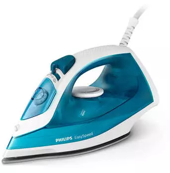 Утюг Philips EasySpeed GC1750/20 2 кВт, длина шнура 1.9 м, голубой/белый