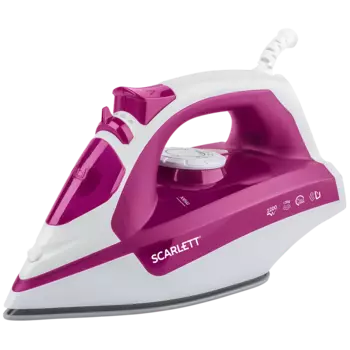 Утюг Scarlett SC-SI30K25 2.2 кВт, 1.6 м, белый/розовый (SC-SI30K25)