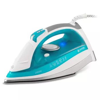 Утюг Vitek VT-1264 2.4 кВт, длина шнура 1.8 м, белый/голубой (VT-1264)